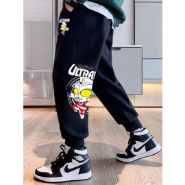 بنطلون ولادي مزين برسومات من الخلف