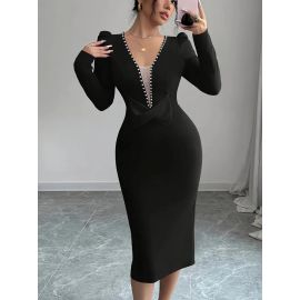 فستان نسائي ميدي الطول