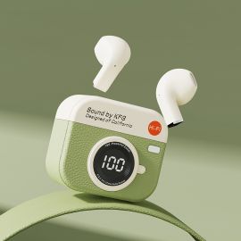 سماعة رأس بلوتوث لاسلكية بتصميم كلاسيكي 