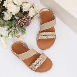 حذاء بناتي مسطح سهل الارتداء