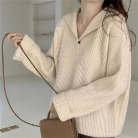 سويت شيرت فضفاض سميك للنساء
