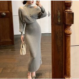 فستان شتوي بتصميم عصري