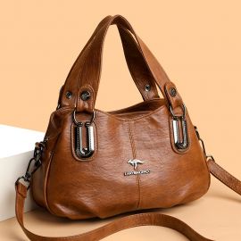 حقيبة يد نسائية متعددة الطبقات ذات سعة