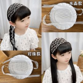 عصابات رأس مضفرة مزينة بالخرز مصنوعة يدويًا للأطفال
