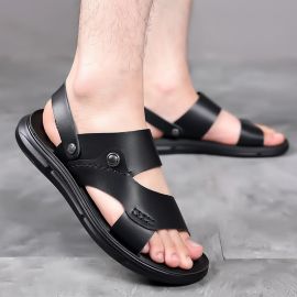 صندل رجالي كاجوال غير قابلة للانزلاق بنعل ناعم