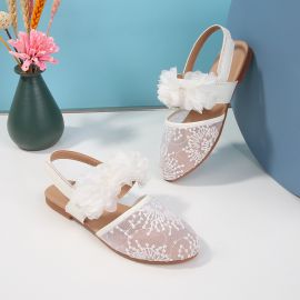 حذاء بناتي ابيض مناسب للحفلات