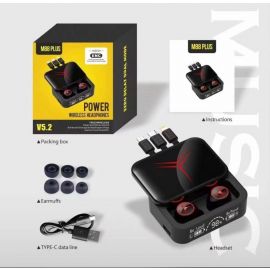 سماعة بلوتوث لاسلكية M88plus شاشة رقمية