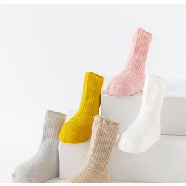 جوارب شتوية لون ساده للاطفال