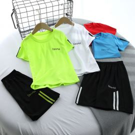 طقم رياضي شبكي مكون من قطعتين للاطفال