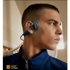 سماعات راس بلوتوث لاسلكية بخاصية التوصيل العظمي ,مقاومة للماء ,سماعات اذن بلوتوث لاسلكية