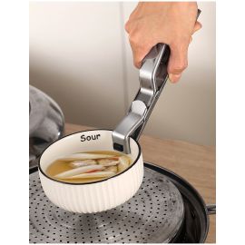 مقبض أواني مضاد للحروق ، ماسك مصمم لرفع الأطباق الساخنة بأمان 