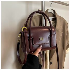 حقيبة يد نسائية بمقبضين علويين وحزام كتف قابل للتعديل