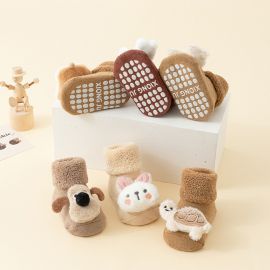 جوارب للأطفال حديثي الولادة من القطن الخالص للأطفال الرضع / زوجين