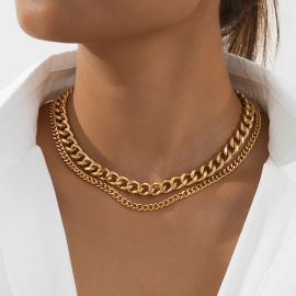 سلسلة ذهبية معدنية عتيقة من السبيكة