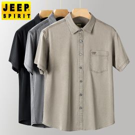 قميص رجالي صيفي انيق بأكمام قصيرة ماركة Jeep