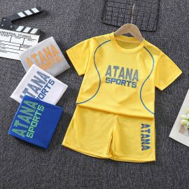 بدلة رياضية سريعة الجفاف للأطفال من البوليستر