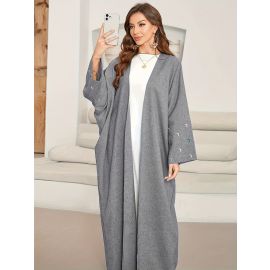 عباية نسائية رمادية 