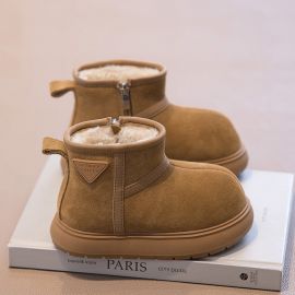 احذية قطنية دافئة سميكة ومبطنة للجنسين