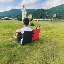 وسادة خارجية سميكة مضادة للأوساخ مع مسند ظهر مقاوم للرطوبة