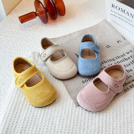 احذيه جلدية للاطفال بتصميم كلاسيكي