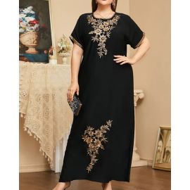 أزياء طويلة أنيقة بأكمام قصيرة 