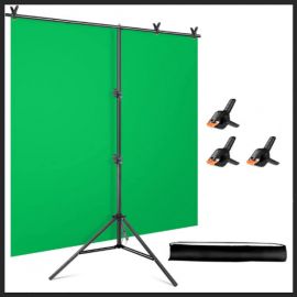 حامل خلفية على شكل حرف T للتصوير 