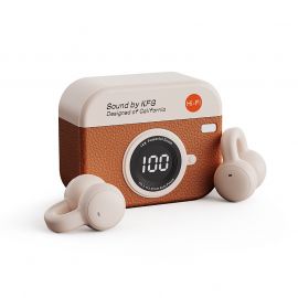 سماعة لاسلكية بعمر بطارية طويل وشاشة رقمية