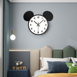 ساعه حائط لغرف النوم على شكل ميكي ماوس