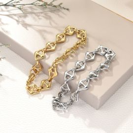 سوار على شكل سلسلة يابانية من الفولاذ المقاوم للصدأ