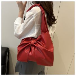 حقيبة كتف نسائية ذات سعه كبير على شكل فيونكا