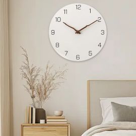 ساعه حائط منزلية حديثه وناعمه