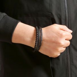 سوار خرز منسوج للرجال