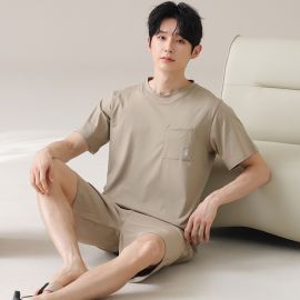 بجامه رجالي قطني باكمام قصيره