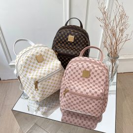 حقائب ظهر نسائية بتصميم متخصص ، حقيبة بطباعة نقاط البولكا للسيدات 