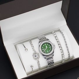 مجموعة ساعة كوارتز واساور يد