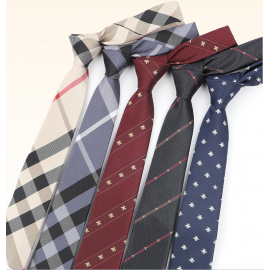 ربطة عنق رجالية مطرزة بالجاكار عالية الجودة، ربطات عنق خفيفة الوزن مناسبة لحفلات الزفاف