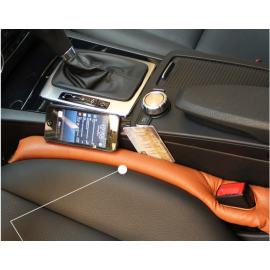 شرائط حشو لسد فجوات مقعد السيارة الجانبية، لوازم مانعة لسقوط الهواتف والمستلزمات الصغيره