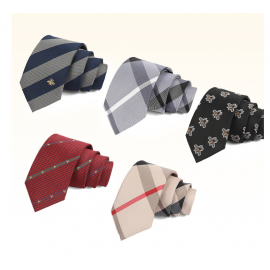 ربطة عنق رجالية بتصميم متنوع لمختلف المناسبات، ربطات عنق من البوليستر الناعم للرجال