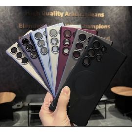 غطاء حماية مغناطيسي بدون حواف غير لامع لهواتف Samsung 