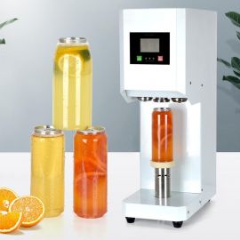 200\ 100 علبة بلاستيكية شفافة سميكة من مادة PET مع غطاء من الألومنيوم للمشروبات