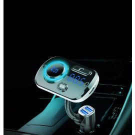  مشغل للسيارة MP3, مجموعة شاحن سيارة USB يدعم الشحن السريع, مشغل موسيقى MP3 بتقنية البلوتوث