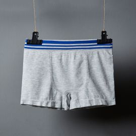 قطعتين ملابس داخلية مرنة رجالية مخططة من القطن 