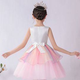 فستان بناتي قصير بتصميم عصري