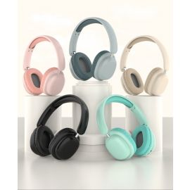 سماعة راس بلوتوث طويلة الامد وسريعة الشحن سماعة راس مضيئة