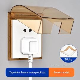 غطاء واقي مقاوم للماء لمفتاح ومقبس الحائط علبة شفافة