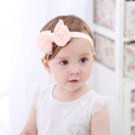 ربطة شعر بخامة ناعمة بمطاط مرن غير مؤذي للمولودات