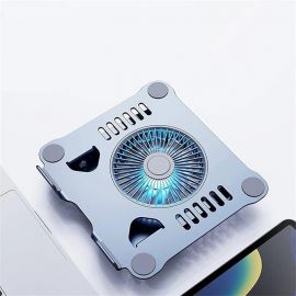 حامل تبريد دوار كبير الحجم لأجهزة الكمبيوتر المحمولة من سبائك الألومنيوم