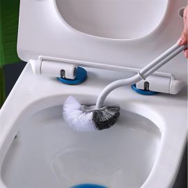 منظف المرحاض بتصميم منحنى بفرشاة لينة