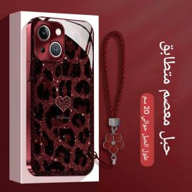 غلاف هاتف بطبعة جلد الفهد