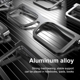 حامل كمبيوتر مكتبي قابل للطي محمول من سبائك الألومنيوم